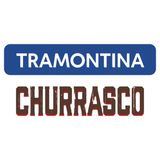 Conjunto de Facas para Churrasco Tramontina 5' em Aço Inox com Cabo Vermelho Polywood 6 Peças