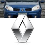 Emblema Grade Para-choque Renault Sandero 2008 Até 2014