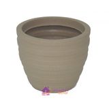 Vaso Inca Tramontina Basic em Polietileno Areia 24 cm Tramontina