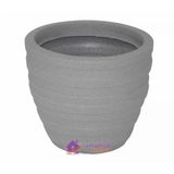 Vaso Inca Tramontina Basic em Polietileno Cimento 24 cm Tramontina