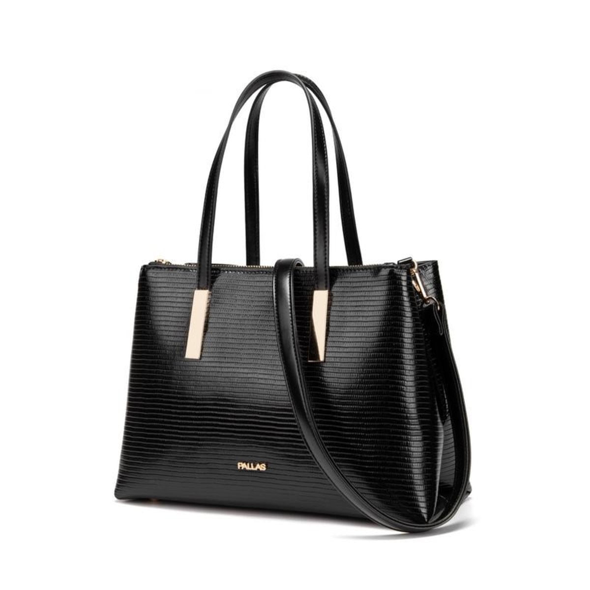 MP27974596_Bolsa-Feminina-de-Mao-com-Textura-Pallas-Preta_1_Zoom