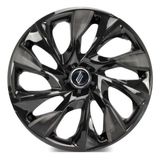 Calota Universal modelo Ds4 Aro 14 polegadas Black Parafuso