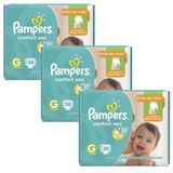 KIt Fralda Pampers Confort Sec Tamanho G com 114 Unidades