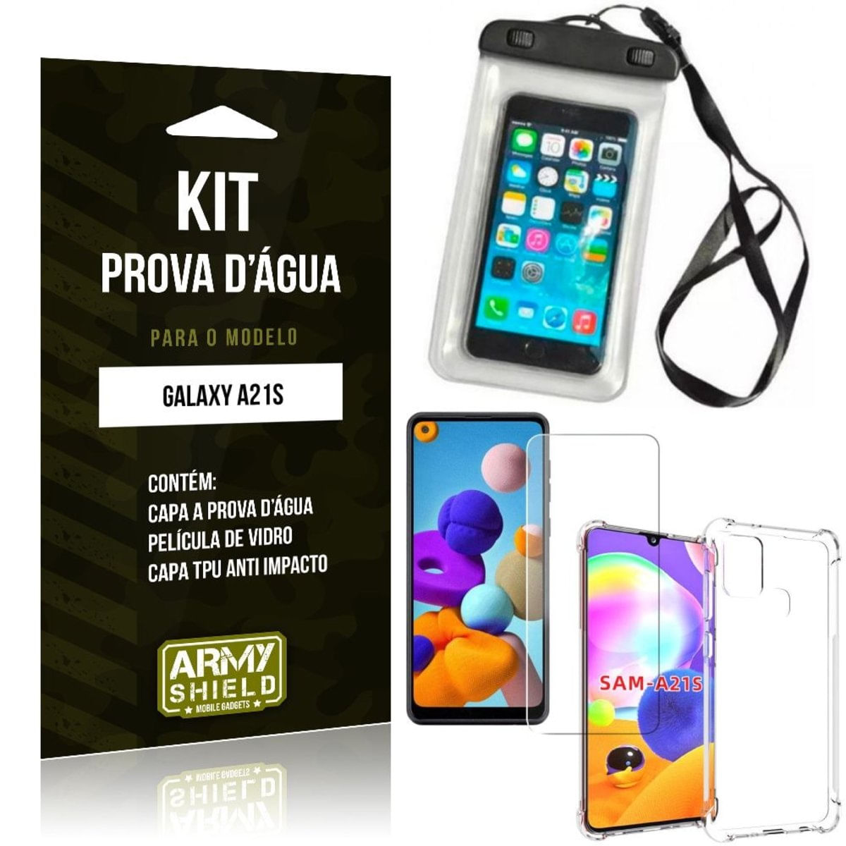 MP27926156_Capinha-Prova-D-agua-Galaxy-A21s---Capinha-Anti-Impacto---Pelicula---Armyshield_1_Zoom