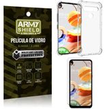 Capinha + Película de Vidro Blindada LG K61 - Armyshield