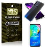 Capinha + Película de Vidro Blindada Moto G8 Power - Armyshield