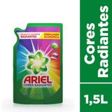 Refil Sabão Líquido Ariel Cores Radiantes 1,5l