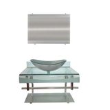 Gabinete de Vidro Holanda 70cm Iq Inox Prata