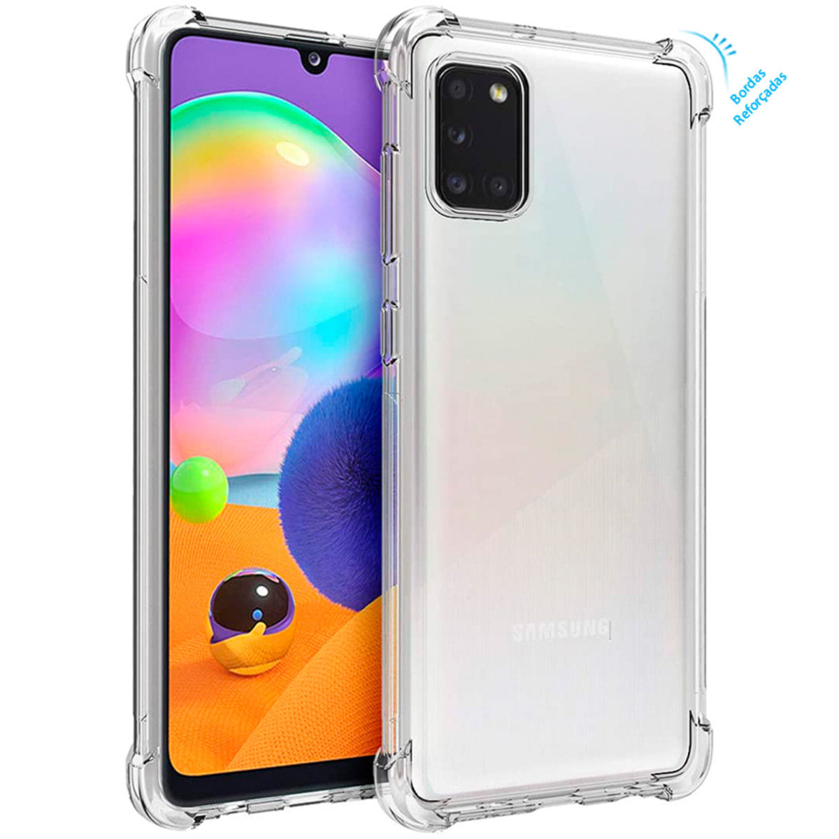 MP27855841_Capinha-Bordas-Reforcadas-Silicone-Flexivel-Galaxy-A31---Transparente_1_Zoom