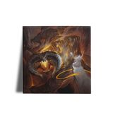 Azulejo Decorativo Personalizado Senhor dos Aneis Gandalf VS Balrog