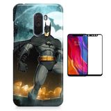 Kit Capa   Xiaomi Pocophone F1 Batman + Pel (BD01)