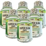 Super Slim Caps - 60 Cápsulas 500mg - Kit Com 6 Potes