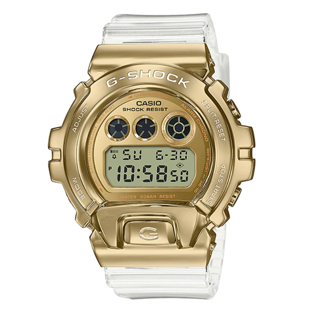 Relógio Casio G-shock Masculino Transparente Gm-6900sg-9dr