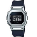 Relógio Casio G-shock Feminino Prata Espelhado Gm-s5600-1dr