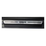 Protetor de Soleira Resinada Premium Onix 12/ 4 Portas Aço Escovado