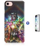 Kit Capa iPhone 7 - 4,7' Vingadores + Pel Vidro (BD30)