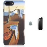 Kit Capa iPhone 7 Plus - Salvador Dali + Pel Vidro B52