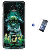 Kit Capa Moto Z XT1650 - Hulk Vingadores  + Pel Vidro BD1