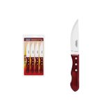 Conjunto de Facas para Churrasco Jumbo Tramontina Vermelho 4 Peças