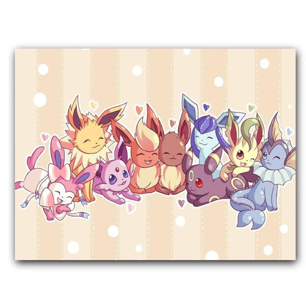 Pokemon Espeon 20cm Pelúcia Evoluções Eevee Evolution em Promoção