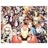 Quebra-Cabeça Personalizado 90 Peças - 20 cm x 30 cm Marvel Iron Man Homem de Ferro (BD61)