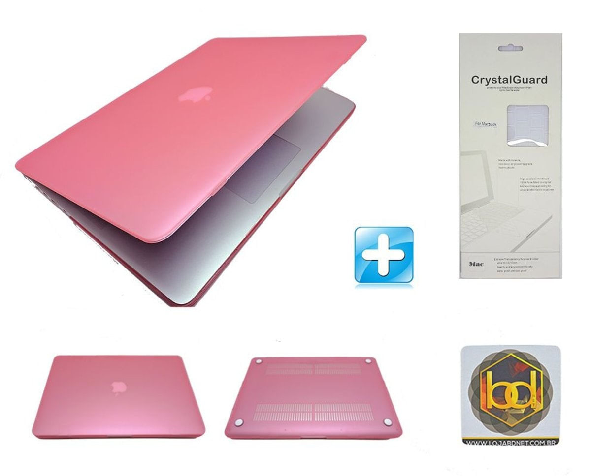 MP27460912_Kit-Capa-Hardcase-Macbook-White-133----com-drive-CD-DVD--Rosa----Protetor-Teclado_1_Zoom