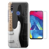 Kit Capa Galaxy M30 Rock Guitarra + Pel Vidro B6
