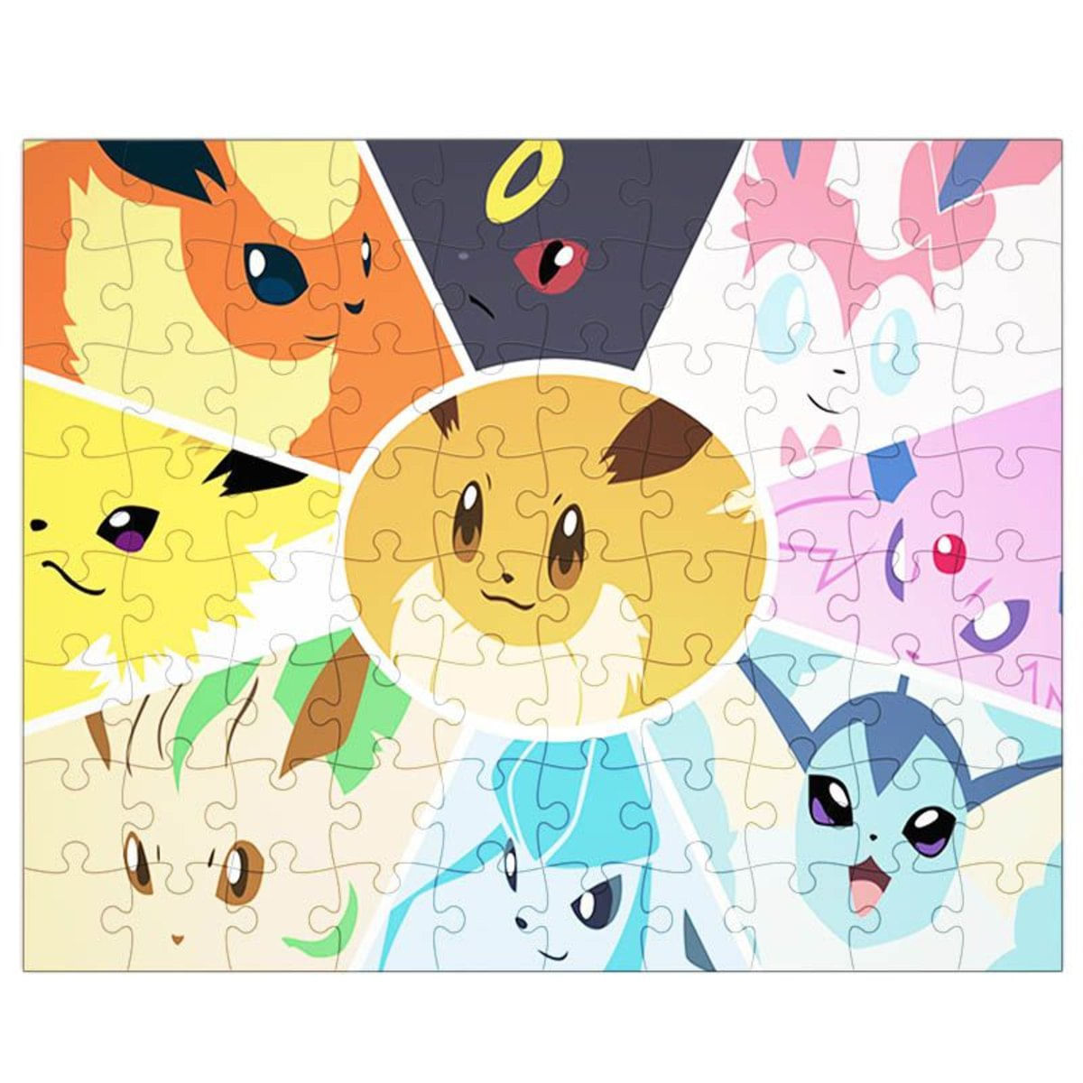 Quebra-Cabeça 90 Peças 30cm Pokémon Mapa Kanto