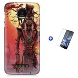 Kit Capa Moto Z XT1650 - Halloween + Pel Vidro BD1