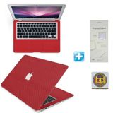 Kit Skin 4D Macbook Air 13,3' + Capa Teclado (Vermelho)