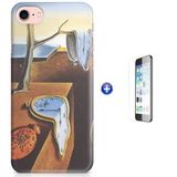 Kit Capa iPhone 7 - 4,7' Salvador Dali + Pel Vidro (BD50)