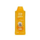 Shampoo Pelos Claros Pet Clean 700ml Cães Cachorros Pet