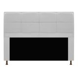 Cabeceira Munique 195cm King Size Corano Branco Adj Decor