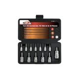 Ferramenta Automotiva Conjunto de Soquetes de Bit Torx T8 T60, Cr-V Resistente a Corrosão