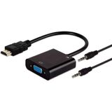 Conversor Adaptador Cabo Hdmi Para Vga Com Áudio