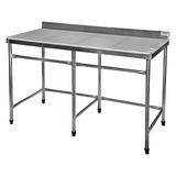 Mesa Corte em Aço Inox 304 Mct 1,5 Metros Atual Inox