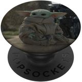 Star Wars The Mandalorian The Child On Seeing Stone Popsockets Popgrip: Aperto Permutável Para Telefones &amp, Tablets