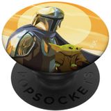 Star Wars The Mandalorian Mando And The Child Clan Of Two Popsockets Grip And Stand For Phones And Tablets