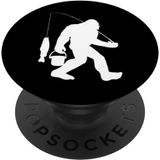 Pesca De Pé Grande Engraçado Sasquatch E Peixe Popsockets Popgrip: Aperto Permutável Para Telefones &amp, Tablets