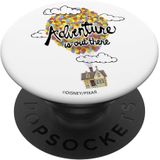 Disney Pixar Up Adventure Está Por Aí Texto Popsockets Popgrip: Aperto Permutável Para Telefones &amp, Tablets