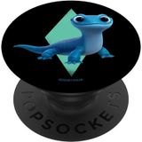 Disney Frozen 2 Salamandra Fofa Bruni Popsockets Popgrip: Aperto Permutável Para Telefones &amp, Tablets