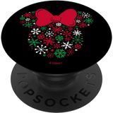 Disney Minnie Mouse Ícone Holiday Snowflakes Popsockets Popgrip: Aperto Permutável Para Telefones &amp, Tablets