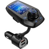 Guanda Technologies Co, Ltd. Transmissor Bluetooth Fm No Carro Adaptador De Rádio Sem Fio Kit W 1.8 Color Display S Handsfree Call Aux In/out Sd/tf C