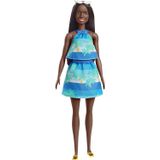 Barbie Ama A Boneca Temática Da Praia Do Oceano (morena De 11,5 Polegadas), Feita De Plástico Reciclado, Vestindo Moda &amp, Acessórios, Presente Par