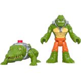 Imaginext Fisher Price Dc Super Friends, K Croc &amp, Crocodile Pet