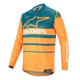 Camisa Alpinestars Racer Supermatic Motocross Petroleo Tam M