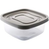 Pote de Plástico Quadrado 580 ml Clic