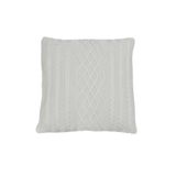 CAPA ALMOFADA TRICOT 40X40CM C/ZÍPER SOFA TRICO COD 1026 BEGE
