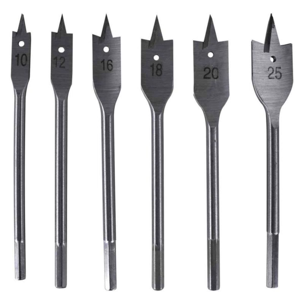 Jogo de Brocas Chatas para Madeira Kit com 6 Peças 7040555 SPARTA é boa?