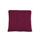 CAPA ALMOFADA TRICOT 40X40CM C/ZÍPER SOFA TRICO COD 1026 MARSALA